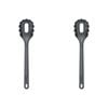 2PK Zyliss Spaghetti Server Nylon Pasta Fork 31cm - Grey