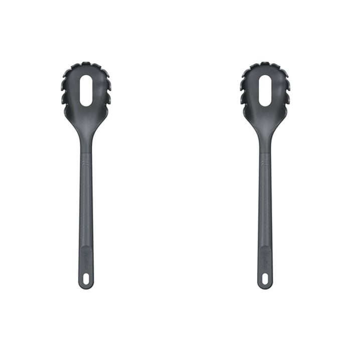2PK Zyliss Spaghetti Server Nylon Pasta Fork 31cm - Grey