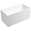 Rococo 1500mm White Acrylic Freestanding Bathtub