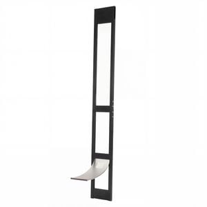 Advwin 210 x 37.5cm Aluminum Pet Door For Patio And Sliding Doors Adjustable Height