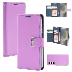 Goospery Rich Diary For Galaxy S24 Plus - Purple