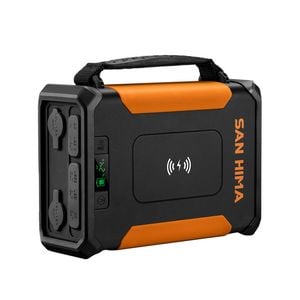 San Hima 24ah Lithium Portable Power Pack Build-in Led Lights Outdoor Camping