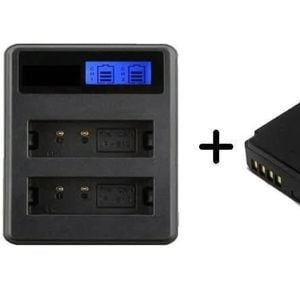 Lp-e10 Compatible Battery +  Lcd Charger For Canon Eos 1500d 1300d 1100d Kiss X50