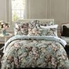 Mm Linen Odile 300tc Cotton Sateen Botanical Floral Quilt Cover Set Queen