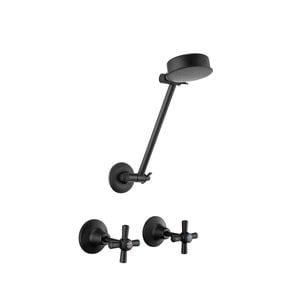 Mondella Matte Black Centro Shower Set