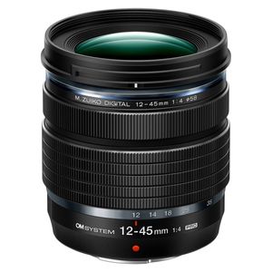 OM System 12-45mm f4 PRO Lens - Black