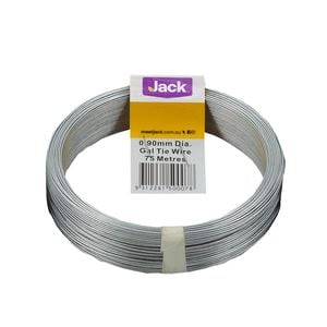 Jack 0.9mm x 75m Galvanised Wirepak Wire Tie