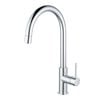 Mondella Resonance 25mm Chrome Side Lever Dual Aerator Sink Mixer