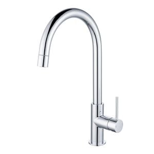 Mondella Resonance 25mm Chrome Side Lever Dual Aerator Sink Mixer