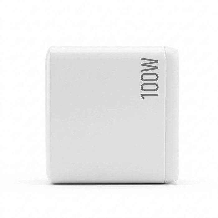 Devanti Usb C Charger 100w Fast Charger 4 Port Gan Desktop Station White