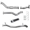 Ignite Exhausts Turbo Back For Toyota Landcruiser 79 Series V8 S/cab 3" Cat & Hotdog Raw Aluminised Steel