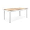 Bergen Dining Table Extendable 160-215cm Oak and White