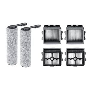 iDeer life 6 Pack Replacemen(4 Filter + 2 Rolling Brush) Kit for Tineco S5 Combo