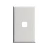 HPM EXCEL 1 Gang Coverplate - White 1 Gang Cover