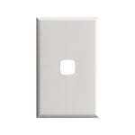 HPM EXCEL 1 Gang Coverplate - White 1 Gang Cover