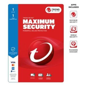 Trend Micro Maximum Security (1 Device) 1yr Retail Mini Box Auto Renew