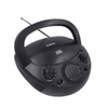 Laser Portable CD Boombox with AM/FM Radio (Black)