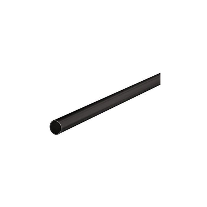 Miles Nelson 19mm x 600mm Matt Black Aluminium Towel Rail Tubing