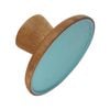 Adoored 70mm Aqua Pine Cabinet Knob