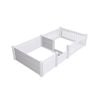 Rooster Farms 1.9m x 0.95m PVC Dog Whelping Box + Playpen Kit - Anti-Crush Rail