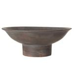 Society Home Nimes Footed Bowl Black 38x38x14.5cm