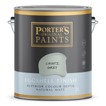 Porter's 2L Chintz Grey Eggshell Finish Broadwall Washable Paint