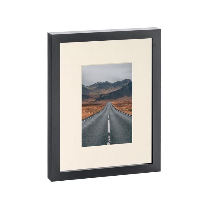 Nicola Spring Photo Frame with 4" x 6" Mount - 8" x 10" - Black