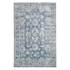 Fab Habitat 90x300cm Blue Megan Machine Washable Rug