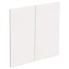 Kaboodle 600mm Egg White Modern Rangehood Cabinet Door - 2 Pack