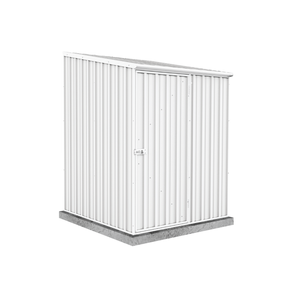 Absco Sheds 1.52 x 1.52 x 2.08m Surfmist Space Saver Single Door Garden Shed
