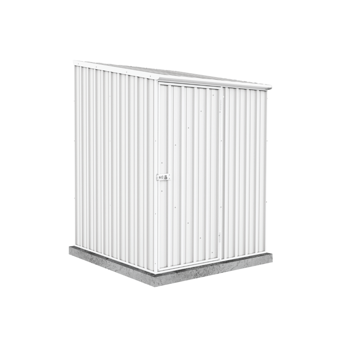 Absco Sheds 1.52 x 1.52 x 2.08m Surfmist Space Saver Single Door Garden Shed