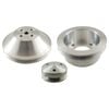Cal Custom V Groove Aluminium Pulley Set (set B), Suits Ford Windsor/cleveland 1969+