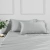 Dreamaker Matte Satin King Pillowcase Grey - Twin Pack