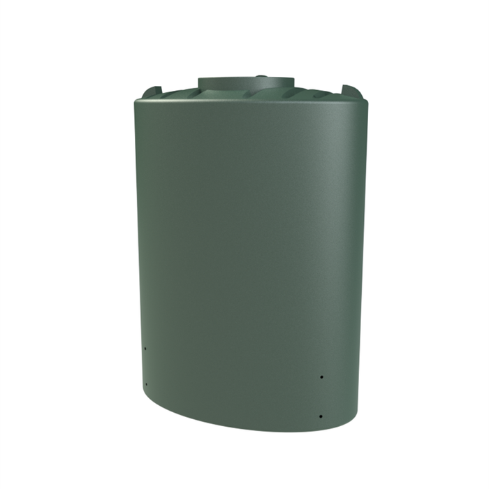 Melro Tanks 2000L Heritage Green Slimline Poly Water Tank
