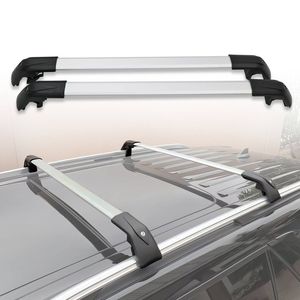 AUSGO Universal Car Roof Rack 94-108cm Adjustable Cross Bars for Flush Roof Rails