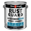 White Knight Rust Guard 4L Black Satin Epoxy Enamel Paint