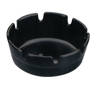 Olympia Ashtray Shatterproof Black Melamine 100mm Tableware Bar Supplies