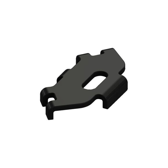FenceLab 60 x 32mm Black Ngaru Mesh Anti-Climb Mesh Side Fix Bracket