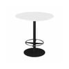 Olg Disc Bar Leaner Black Frame White Top 1050mm Diameter