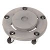 Jantex Bin Dolly Heavy Duty Round Five Swivel Casters Plastic 120l 455mm