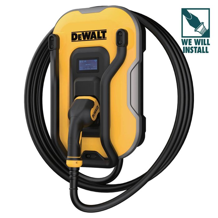 DeWALT  Smart IP65 7kW 32A Type 2 EV Charger With 5m Cable