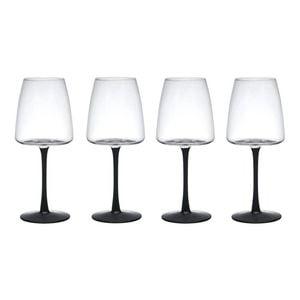 4pc Mikasa Palermo Crystal White Wine Glass Set, 400ml