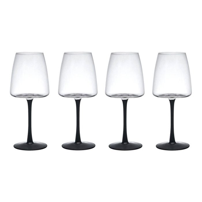4pc Mikasa Palermo Crystal White Wine Glass Set, 400ml