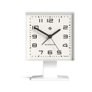 Newgate Victor Alarm Clock Pebble White