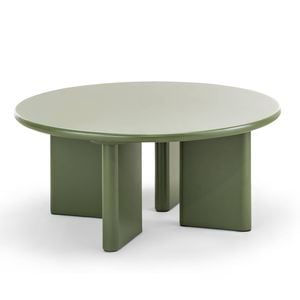 Omni 80cm Muted Terracotta Chunky Round Coffee Table