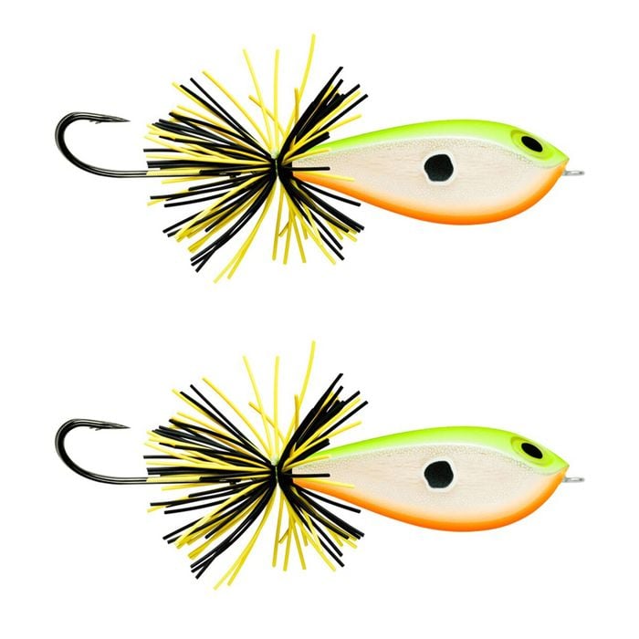 2x Rapala 5cm BX Skitter Frog Topwater Surface Fishing Lures - SFCO