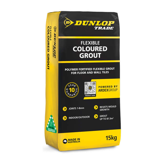 Dunlop 15kg Misty Grey Flexible Coloured Grout