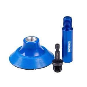 Kincrome 3 Piece Polish Pad Adaptor Set 75mm (3")