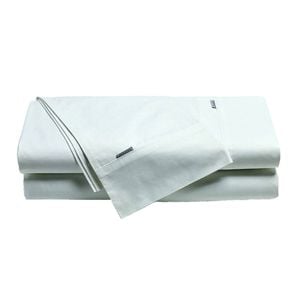 Bianca Heston Cotton Percale Sheet Set White King