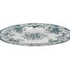Casa Domani Dinner Plate Rosetta Rim Antique Blue 26.5cm Dishwasher Safe